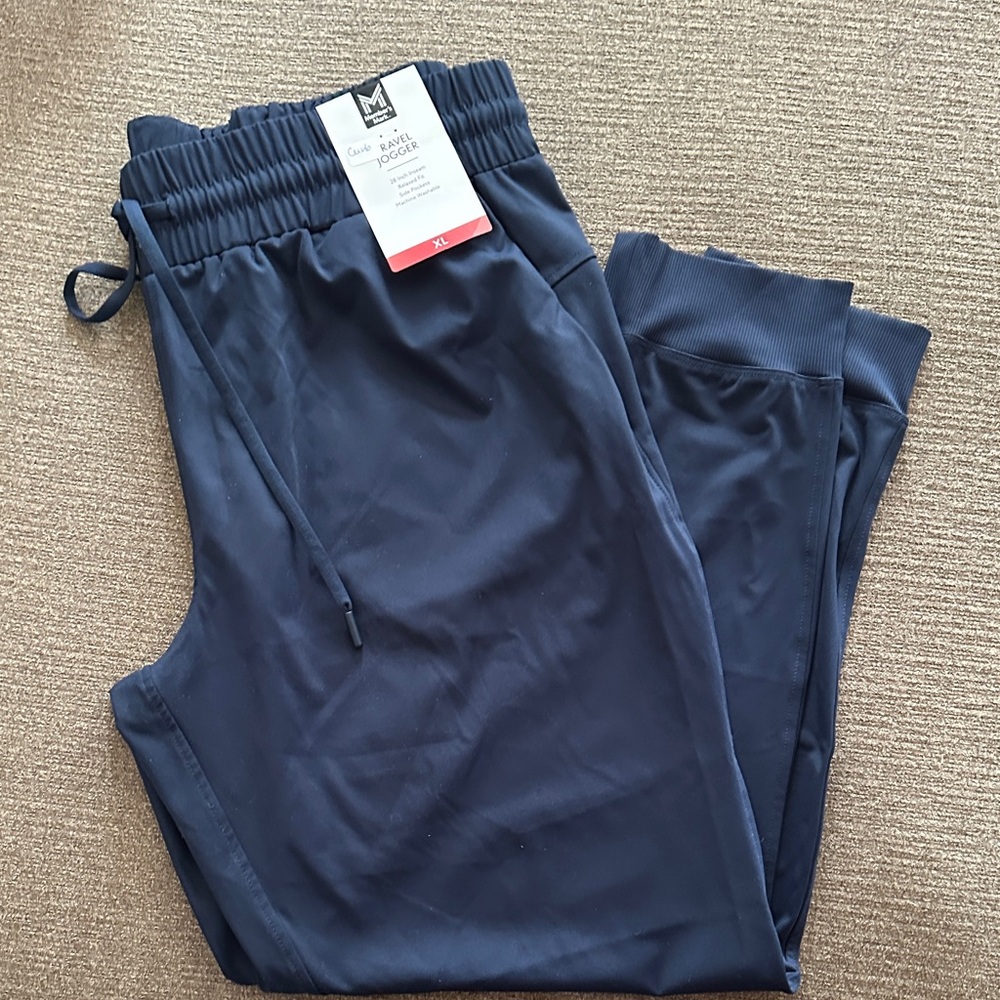 Men's Navy Jogger Pants
